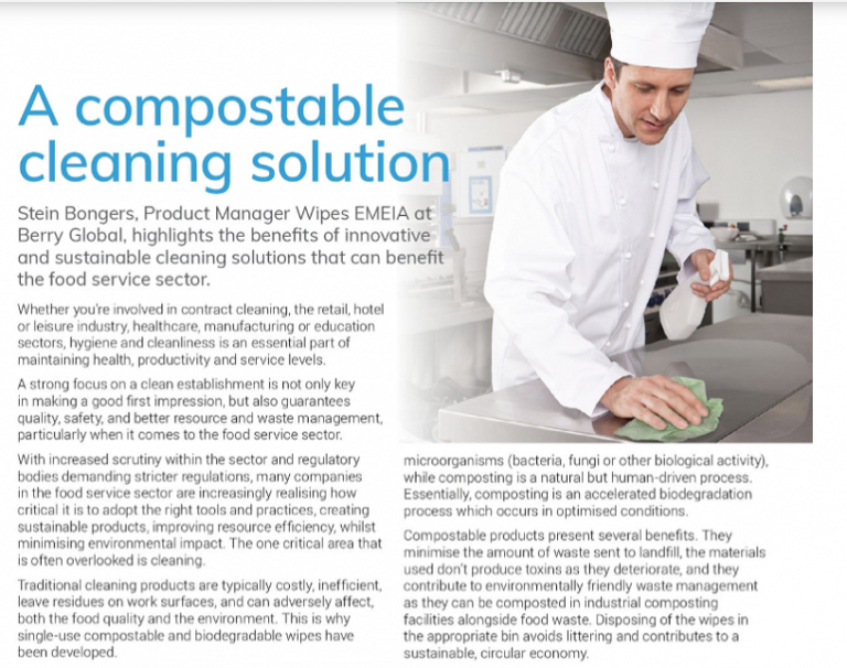 A Compostable Cleaning Solution – Tomorrow’s Cleaning: March 2020